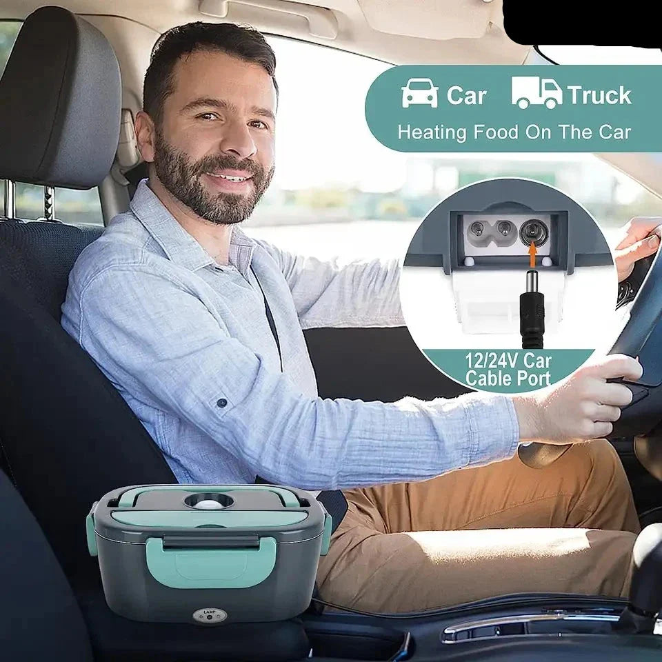 NNEOBA Electric Lunch Box Portable Food Warmer-1