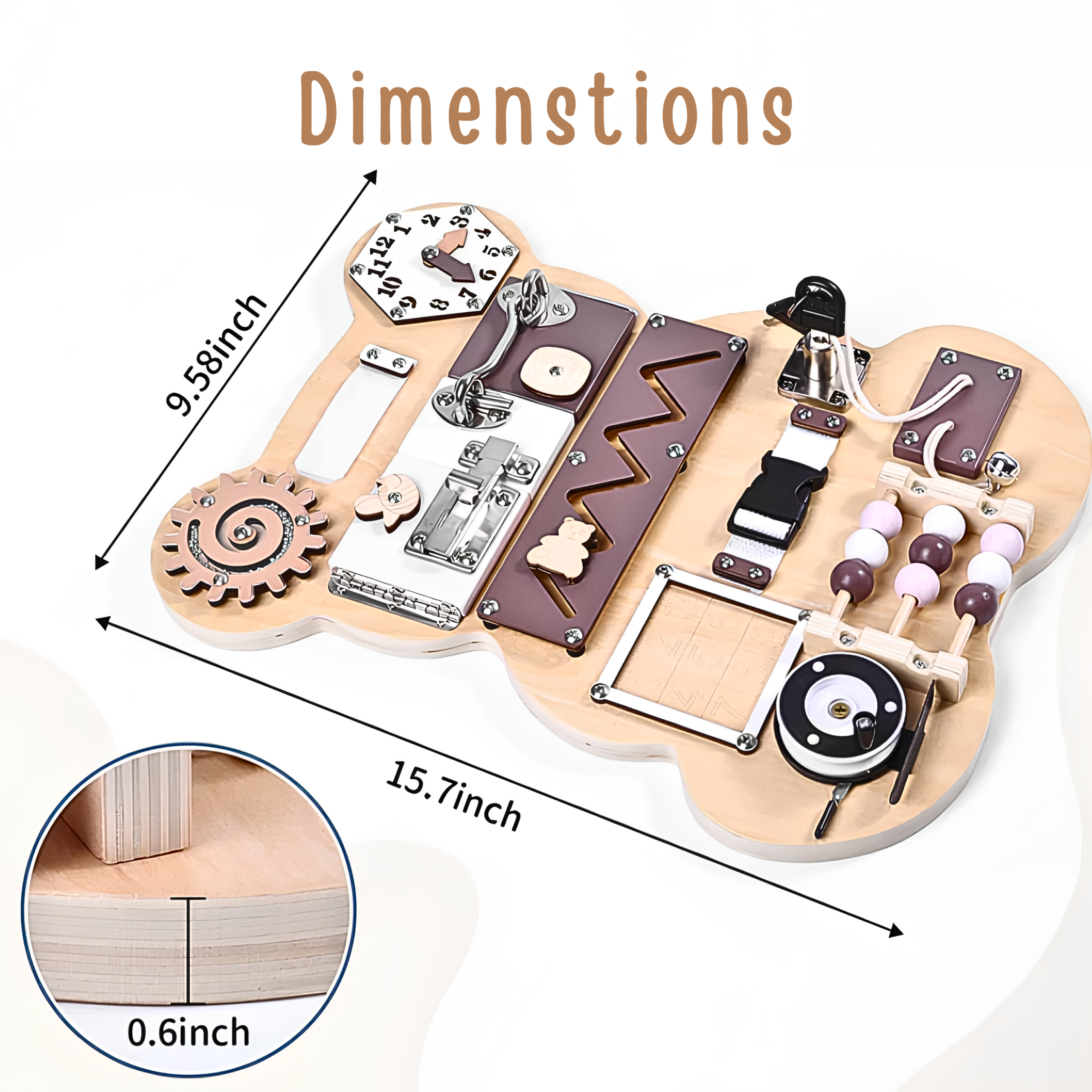 Busy Board Dimentions